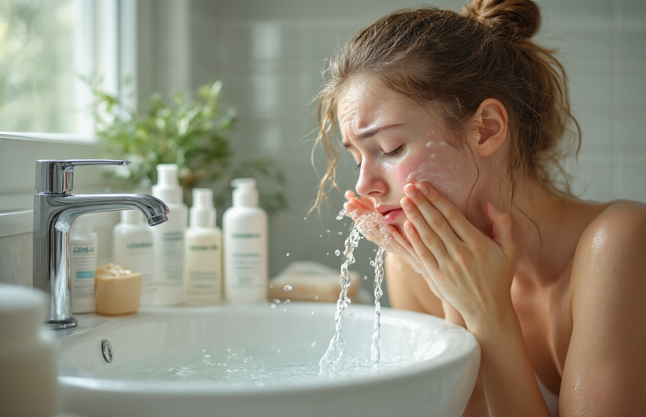 Over-Washing Your Face Triggers More Oil Production